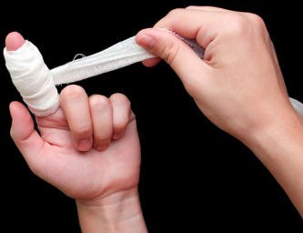 Djupt snitt av fingret: hur man behandlar såret ordentligt