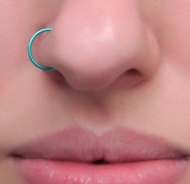 Ring i nesen: typer piercing og egenskaper ved prosedyren for piercing