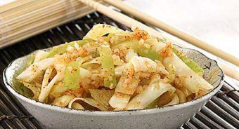 Salad Korea dari kubis - snek asli untuk semua majlis