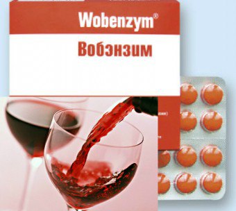 Môžem súčasne piť alkohol a Wobenzym?