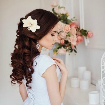 女性のイメージでは、誇張された髪型、優しさ、ロマンチックなヘアスタイル