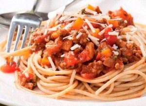 Recept för att laga utsökt spaghetti på italienska