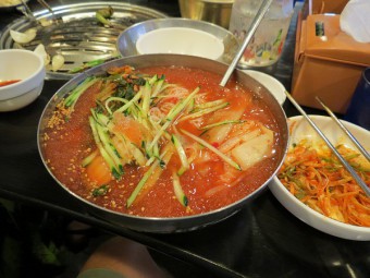 Hot supă Kimchi